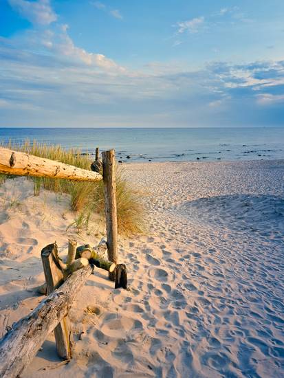 Am Strand von Breege Juliusruh auf Rügen