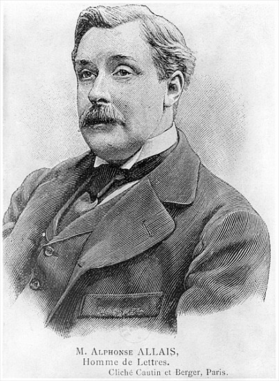 Alphonse Allais (1855-1905) late 19th century de Desire Mathieu Quesnel