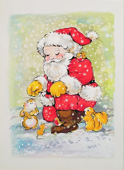 Father Christmas with Animals  de Diane  Matthes