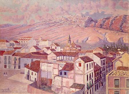 View of Granada de Diario or Dario de Regoyos y Valdes