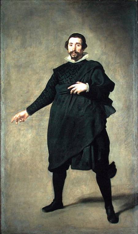 Portrait of the Buffoon Pablo de Valladolid de Diego Rodriguez de Silva y Velázquez