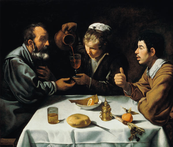 The Lunch de Diego Rodriguez de Silva y Velázquez