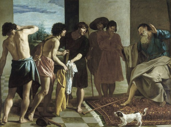 Velazquez / Jacob receiving the Clothing de Diego Rodriguez de Silva y Velázquez