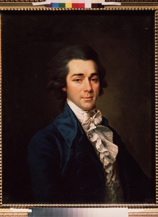 Portrait of the architect, artist and poet Nikolay A. Lvov (1751-1803) de Dimitrij Grigorjewitsch Lewizkij