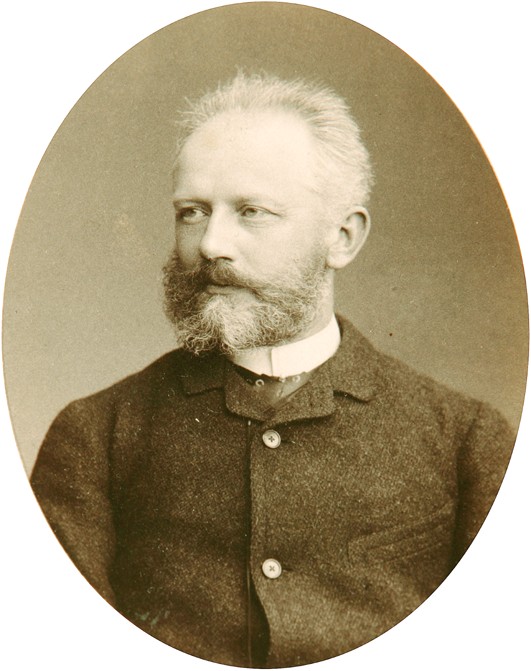 Portrait of the composer Pyotr I. Tchaikovsky (1840-1893) de Dimitrij Grigorjewitsch Lewizkij