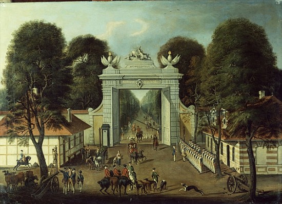 Hunting Lodge in Potsdam, c.1735 de Dismar Degen