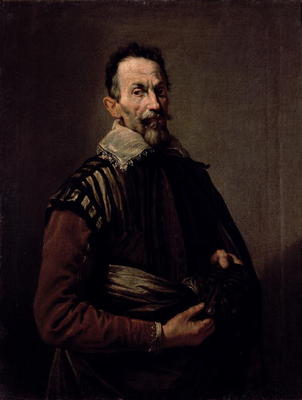 Portrait of Claudio Monteverdi (1567-1643) (oil on canvas) de Domenico Fetti