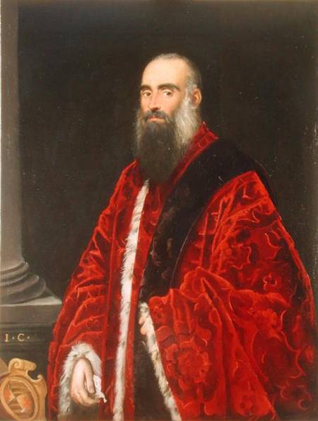 Portrait of a Contarini Procurator de Domenico Tintoretto