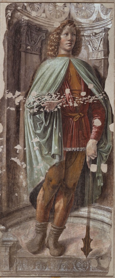 Man with a Mace (Uomo dalla mazza) - Donato Bramante en reproducción  impresa o copia al óleo sobre lienzo.