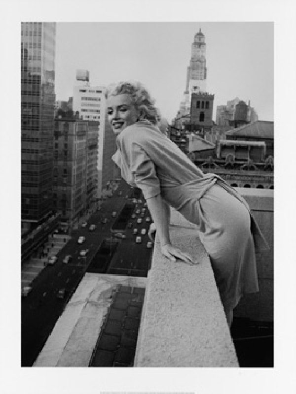 Marilyn Monroe on the Ambassador de Ed Feingersh