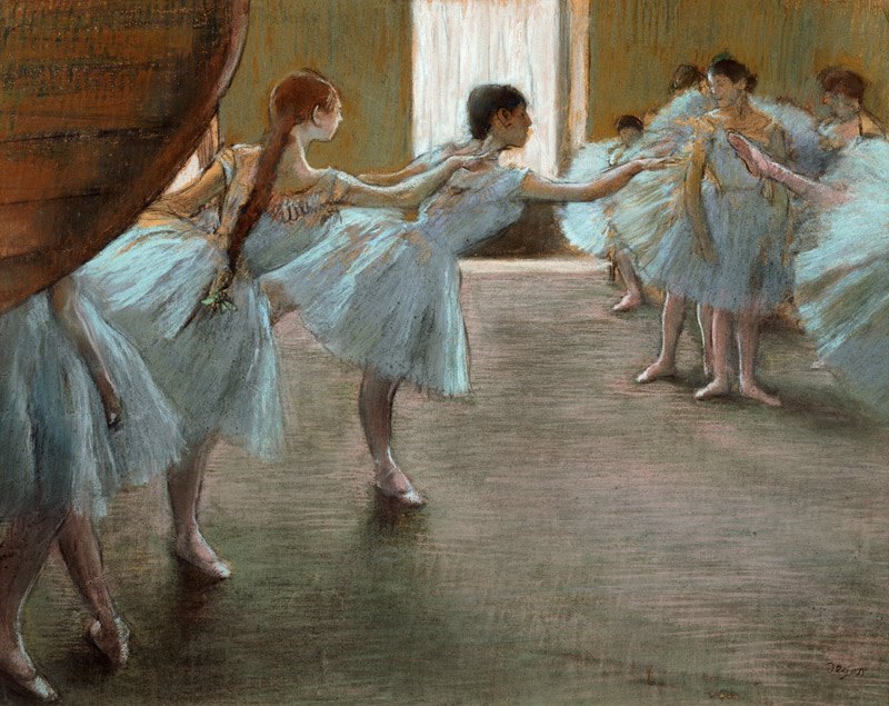 Dancers at Rehearsal, de Edgar Degas