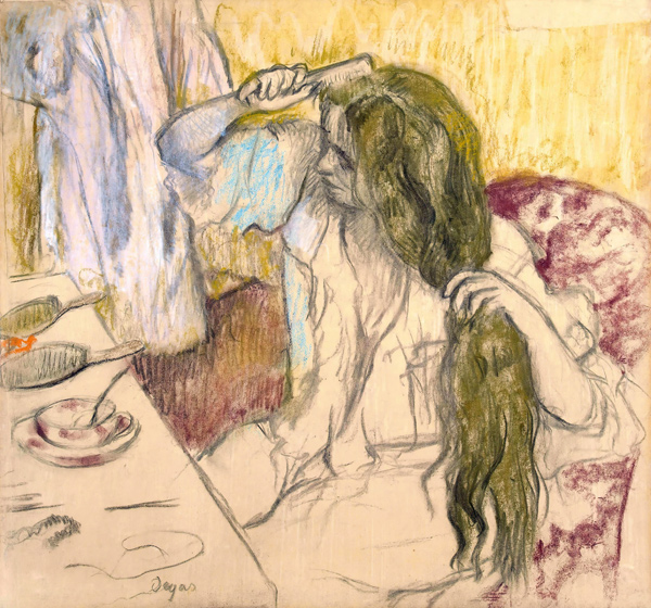 Woman at her Toilette de Edgar Degas