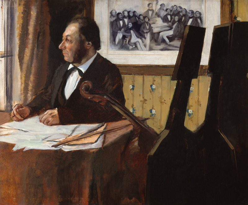 Louis-Marie Pilet, Cellist in the Orchestra of the Paris Opera de Edgar Degas