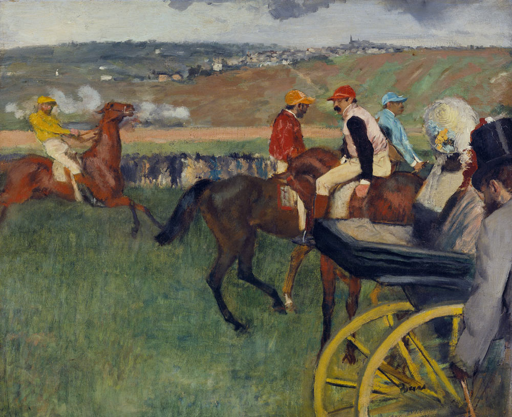 Racecourse de Edgar Degas