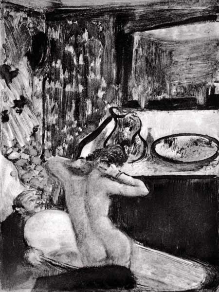 Illustration from 'La Maison Tellier' by Guy de Maupassant de Edgar Degas