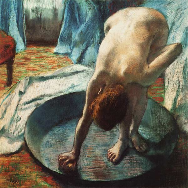 Mujer en bañera de Edgar Degas