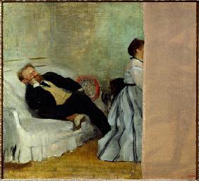 The painter Edouard Manet with his wife Suzanne