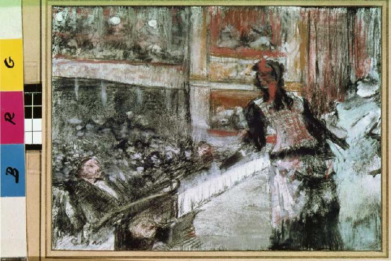 In the opera de Edgar Degas