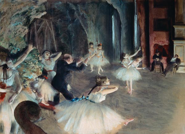 Stage rehearsal de Edgar Degas