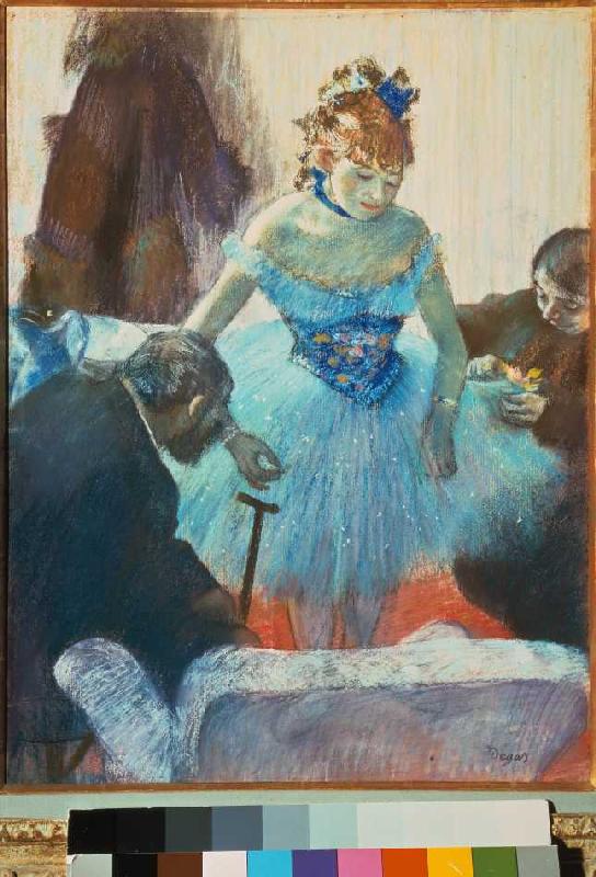 Tänzerin in der Garderobe. de Edgar Degas