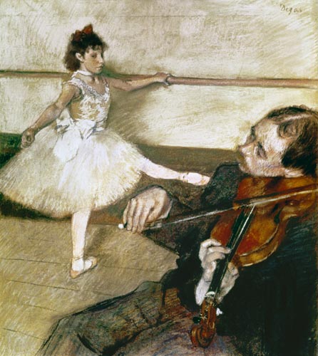 The Dance Lesson de Edgar Degas