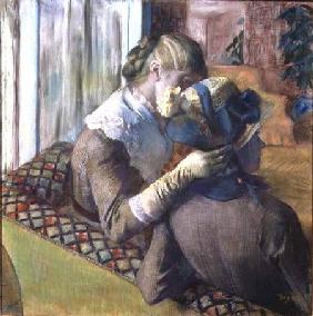 Two Women (pastel)