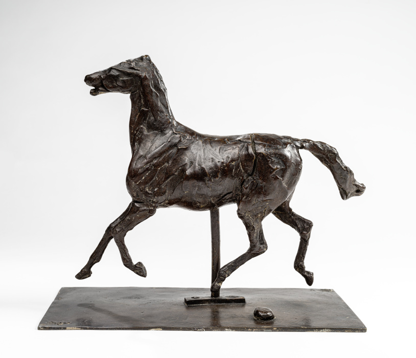 Horse Trotting, the Feet Not Touching the Ground de Edgar Degas