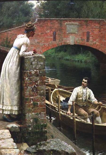 The Fond Farewell de Edmund Blair Leighton