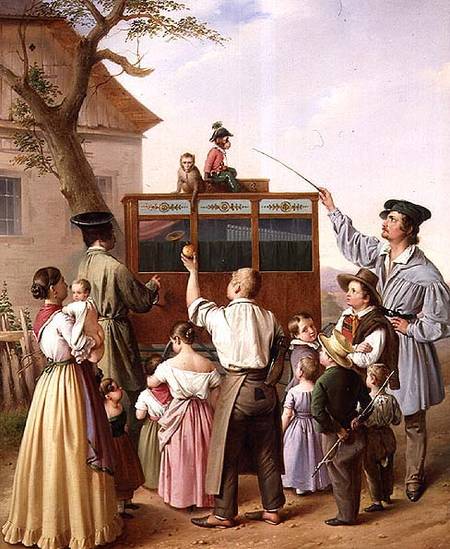 The travelling organ grinder de Edouard Klieber