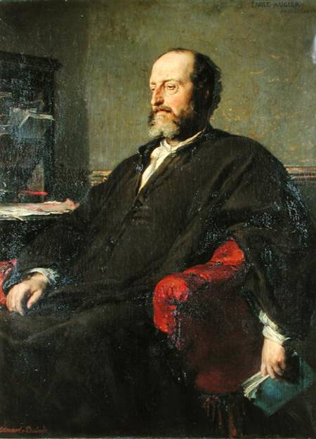 Guillaume Victor Emile Augier (1820-89) de Edouard Louis Dubufe