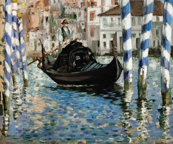Canal Grande in Venedig de Edouard Manet