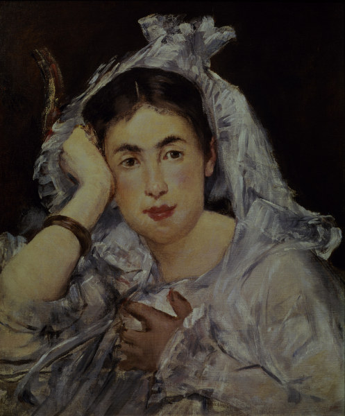 E.Manet, Marguerite de Conflans mit Kap. de Edouard Manet