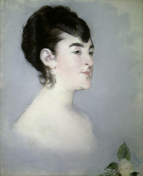 Manet / Isabelle Lemonnier with Rose de Edouard Manet