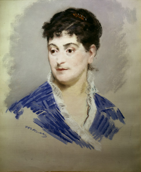 Mme Emile Zola / Pastel by E.Manet de Edouard Manet