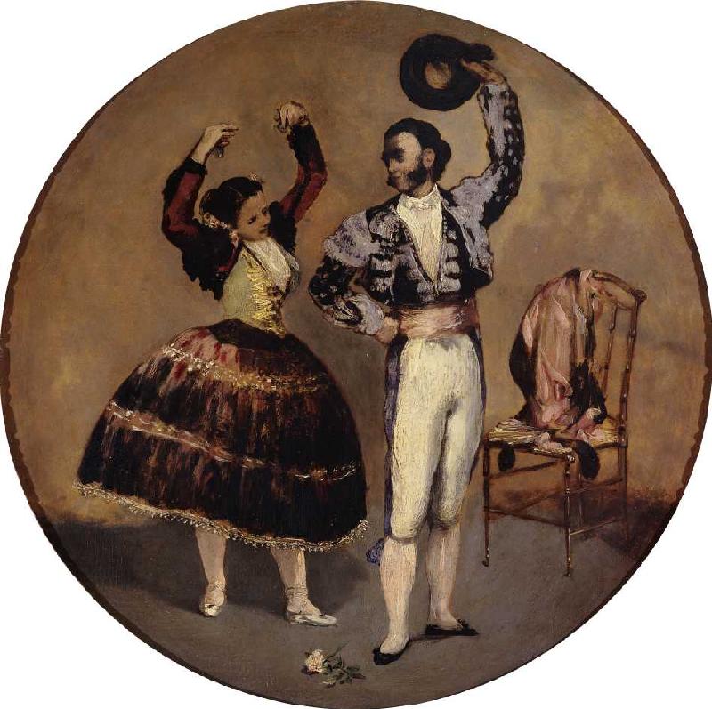 Spanisches Tanzpaar. de Edouard Manet