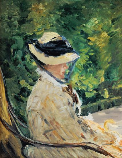 Madame Manet at Bellevue