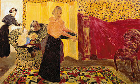 Three women in an interior de Edouard Vuillard