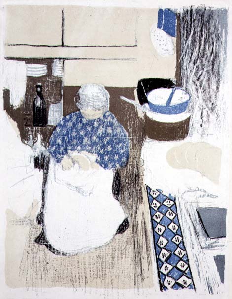 La Cuisiniere (lithograph)  de Edouard Vuillard