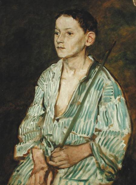 Portrait of a Boy de Eduard Karl Franz von Gebhardt