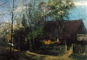 Village in spring