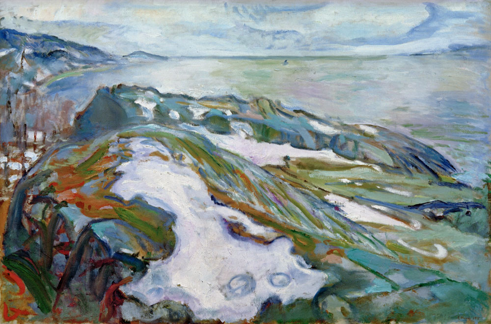 Winter landscape de Edvard Munch