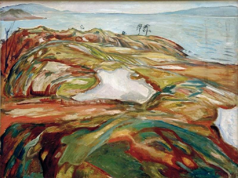 Big coastal landscape de Edvard Munch