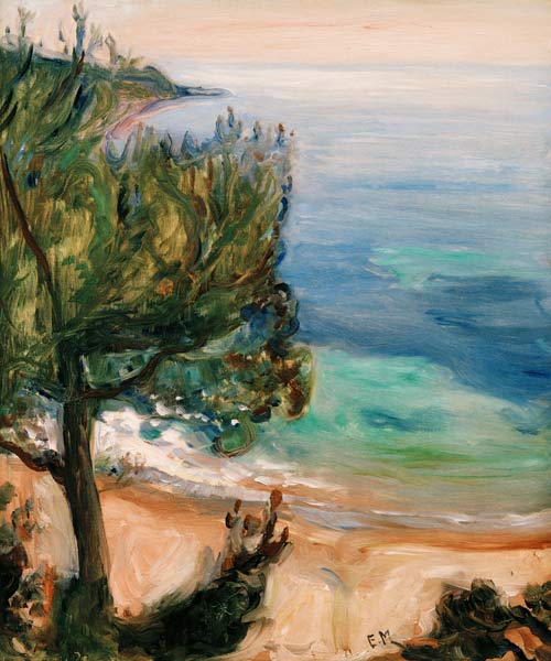 Landscape near Nice de Edvard Munch