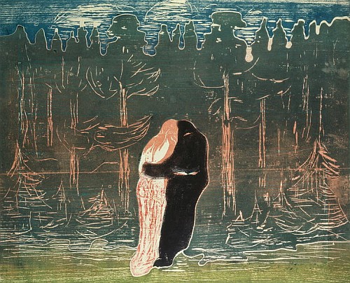 Lovers  de Edvard Munch