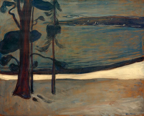 Winter in Nordstrand de Edvard Munch