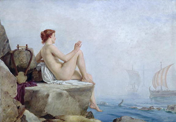 The Siren, 1888 (oil on canvas) de Edward Armitage
