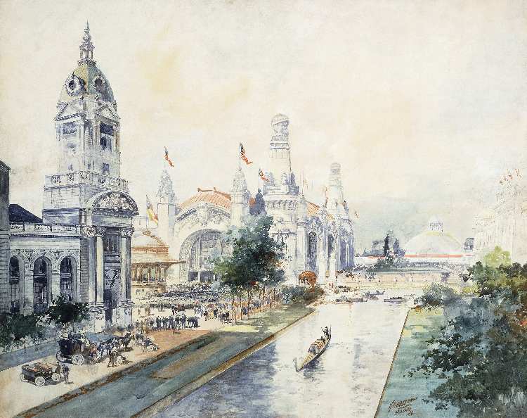 Der Canal Grande auf der St  Louis Exposition de Edward Biedermann