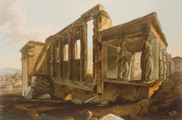 Athens , Erechtheum de Edward Dodwell