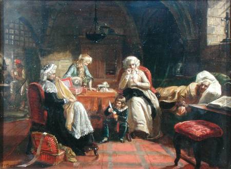 The Royal Family of France in the Temple de Edward Matthew Ward