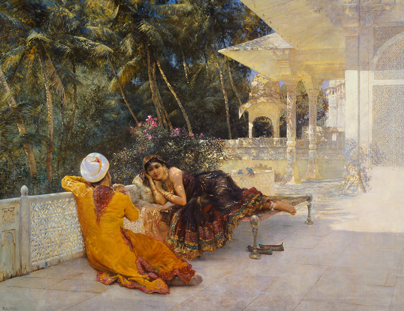 The Princess of Bengal, c.1889 (oil on canvas) de Edwin Lord Weeks